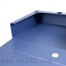 得力5604檔案盒 A4粘扣文件資料收納文件盒資料盒背寬7.5cm