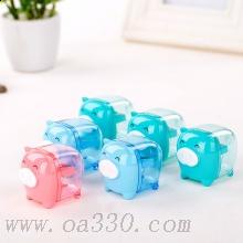 得力0557珍寶豬卷筆刀 削筆器 學(xué)生削筆機 可愛卡通筆刨 混色