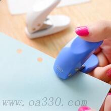 得力0111辦公單孔打孔機 手動打洞機打孔器可打10張 圓孔孔徑6mm