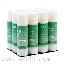 得力7101Z固體膠 小號(hào)膠棒 學(xué)生強(qiáng)力膠 辦公固體膠9g12支/盒 單支價(jià)