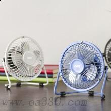 得力3680USB迷你風(fēng)扇(白)(臺)4寸鐵藝USB直供電