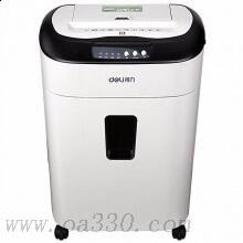 得力(deli) 9926 碎紙機(jī) 電動(dòng)辦公大功率粉碎機(jī) 自動(dòng)進(jìn)紙80張持續(xù)碎紙3小時(shí) 白色