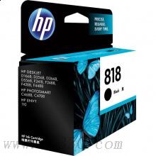 惠普(HP)CC640ZZ 818黑色原裝墨盒 約200頁(yè) 適用惠普噴墨F2418,F2488,F4238,F4288,F4488，C4688,C4788，D1668,D2568,D2668,D5568，Envy 110