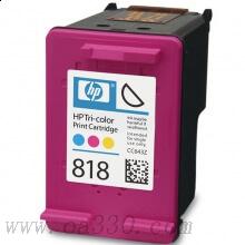 惠普(HP)CC643ZZ 818彩色原裝墨盒 約165頁 適用惠普噴墨F2418,F2488,F4238,F4288,F4488，C4688,C4788，D1668,D2568,D2668,D5568，Envy 110