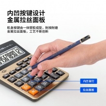 得力1542A語音計算器(金色)(個)