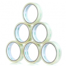 得力30130封箱膠帶24mm×30y×50um(12卷/筒)(高透)