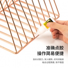 得力53576防堵塞瞬間膠(透明)(10g/瓶)