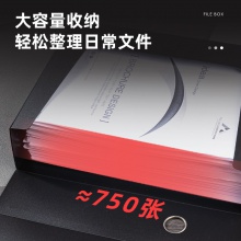 得力5604檔案盒(黑)(只)