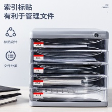 得力9795五層文件柜(灰)(只)