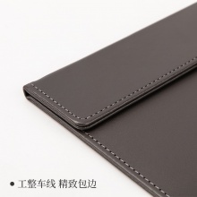 得力64506_A4皮質(zhì)板夾(灰)(個(gè))