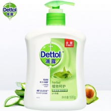 滴露Dettol健康抑菌洗手液植物呵護(hù)500g 抑菌99.9%