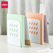 得力9276鐵書立（8.5”）(白色)(2片/付)
