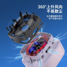 得力18888學(xué)生桌面清潔器(淺紫)(個)