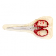 得力6034剪刀(紅)