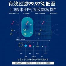 布魯雅爾(Blueair)空氣凈化器 除醛守護(hù)星550E+f 大空間 快速分解除甲醛 除菌二手煙異味霧霾