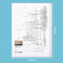 得力72703_40頁資料冊(透明)(個)