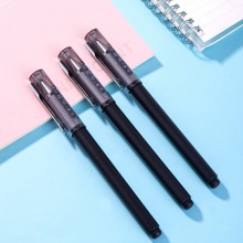 得力A50中性筆0.5mm子彈頭(黑)