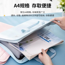 得力72561_13格布質(zhì)風(fēng)琴包(藍(lán))(個(gè))