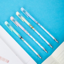 得力A650可擦中性筆0.5mm全針管(黑