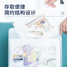 得力72700_16K畫(huà)稿手提袋(透明)(個(gè))