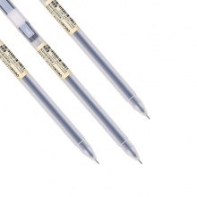 得力A119彩色中性筆0.5mm全針管(黑)