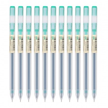 得力A119彩色中性筆0.5mm全針管(綠)