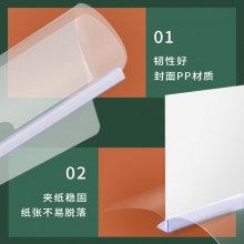 得力5539抽桿夾(混)(5只/包)