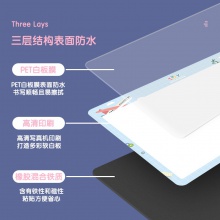 得力8779兒童教學(xué)軟白板600×400mm(藍(lán)色)(盒)