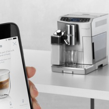 德龍（Delonghi）咖啡機 意式全自動 歐洲原裝進(jìn)口 LCD液晶觸控中文面板 一鍵式制作多達(dá)8種 ECAM510.55