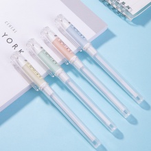 得力A45中性筆0.5mm全針管(黑)