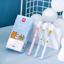 得力A486KAKAO FRIENDS學(xué)生中性筆0.35mm全針管(黑)(支