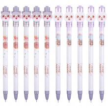 得力A510學(xué)生中性筆0.35mm全針管(黑)(支)