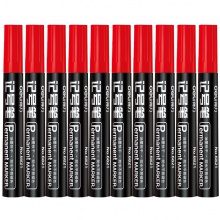 得力思達(dá)6821記號筆(紅)(支)