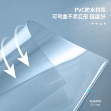 得力5806硬質(zhì)卡片袋(透明)(只)