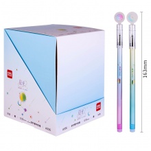 得力A556中性筆0.35mm全針管(黑)(支)