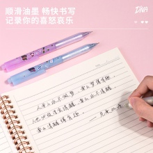 得力A561學(xué)生中性筆0.38mm按動全針管(歐陽娜娜款)(黑)(支)