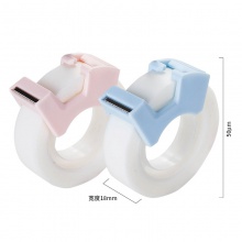 得力30118隱形膠帶套裝18mm×20y×50um(白色)(2卷/卡)