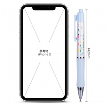 得力A604學(xué)生中性筆0.5mm全針管黑(黑)(支)