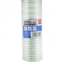 得力30015文具膠帶12mm×30y×38um(12卷/筒)