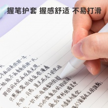 得力A63臻順滑按動中性筆0.5mm加強型針管(黑)(支)