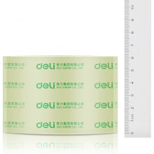 得力30367超市封箱膠帶60mm×40y×50um(卷)(高透)