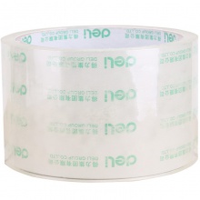 得力30321封箱膠帶60mm×40y×50um(6卷/筒)(高透)