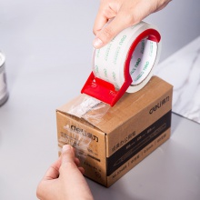 得力30312封箱膠帶48mm×60Y×50um(2卷/套)(高透)