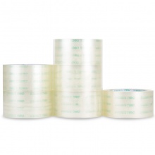 得力30289封箱膠帶55mm×80m×50um(6卷/筒)(高透)