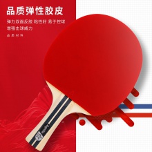 安格耐特F2317一星乒乓球拍(紅+黑)(橫拍)(單支裝)