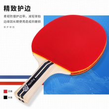安格耐特F2317一星乒乓球拍(紅+黑)(橫拍)(單支裝)