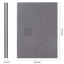 得力3290高檔硬抄本-290mm×210mm/80張(混)
