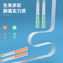安格耐特F4140包膠手柄竹節(jié)跳繩(綠)(單根裝)