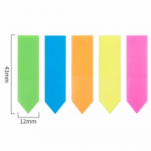得力9064指示標(biāo)簽12×43mm(混)(袋)