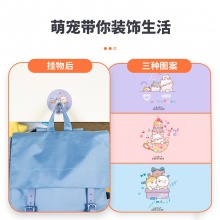 得力19370掛鉤(三色混裝)(1個(gè)/卡)